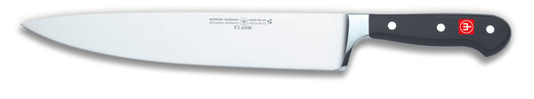 4582-7/26 wusthof classic cooks knife. 10 inches. riveted handle.