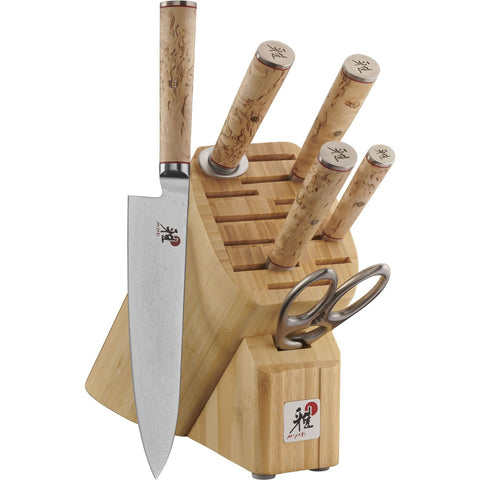 34370-007 miyabi birchwood 7 piece block set