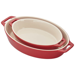 Staub Ceramic Oval Dish Set