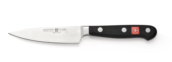 4067-//10 wusthof classic wide paring knife. 4 inches. riveted handle