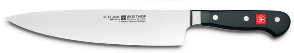 4581-7/23 wusthof classic demi bolster cooks knife. 9 inches. riveted handle.
