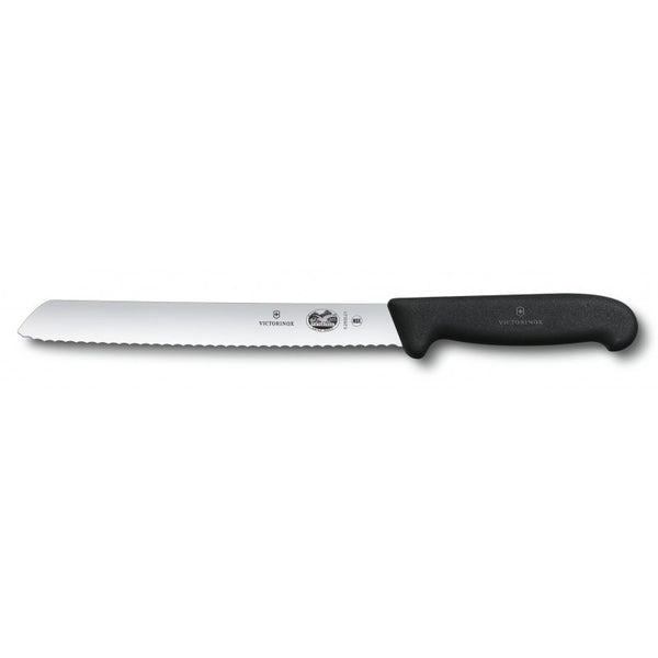 Black Fibrox Bread Knife