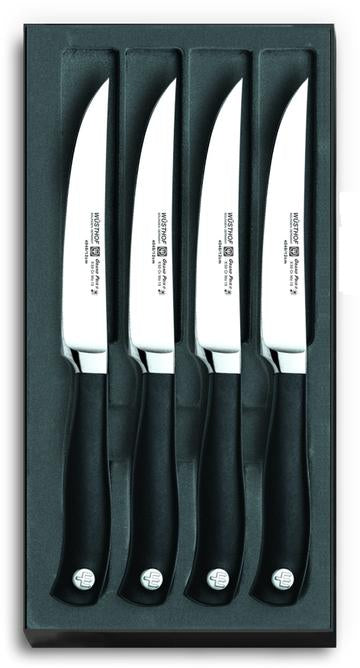 9625 wusthof grand prix four piece steak knife set