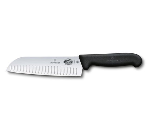 Black Fibrox Santoku
