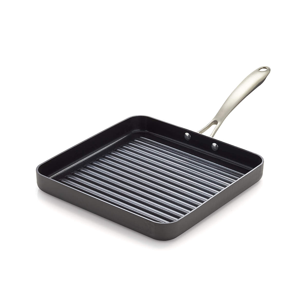 green gourmet square grill pan